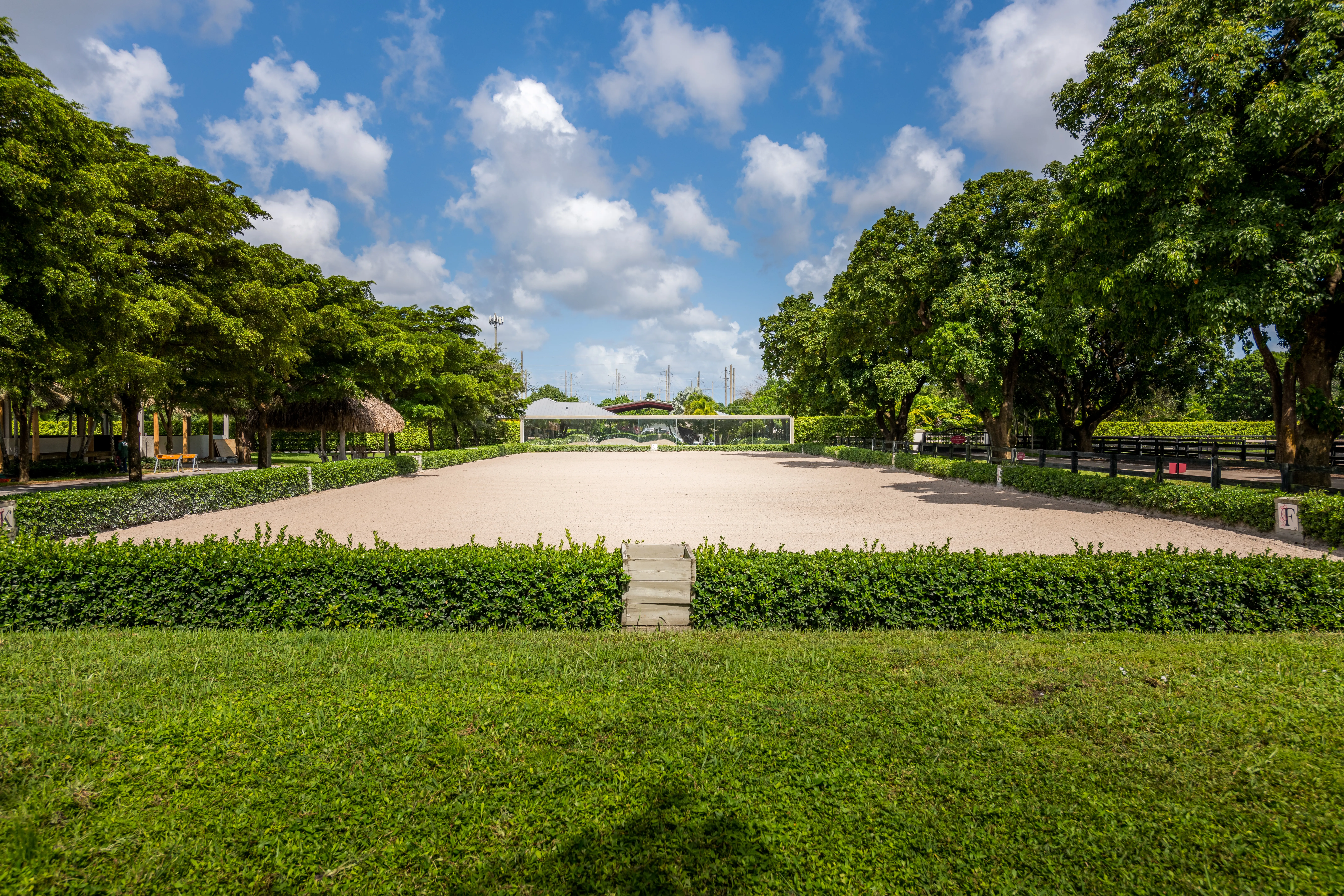 Outdoor arena at IDA Farm