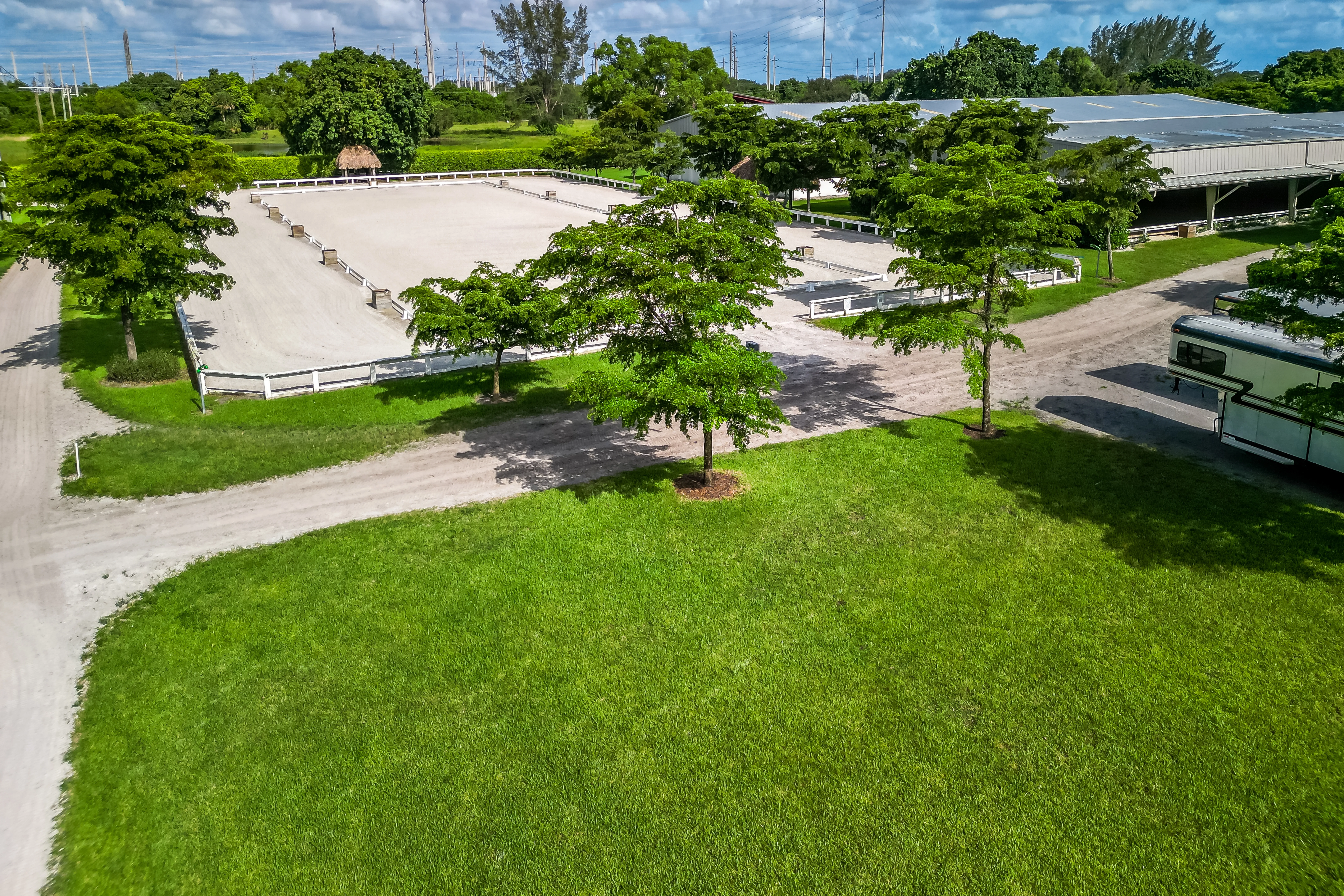 Overhead view of IDA Farm